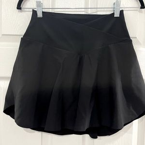 Black athletic skirt